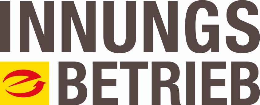 Elektriker-Innungslogo, gelb-rotes Symbol